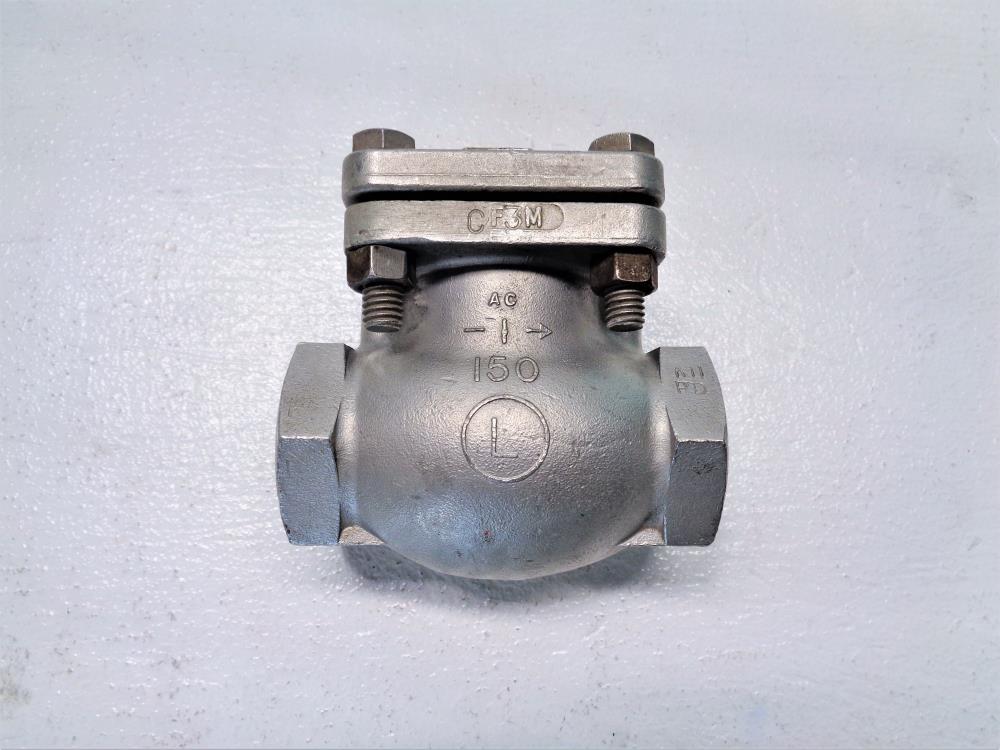 Ladish 1" Buttweld 150# CF8M Swing Check Valve 5270-0607-10A